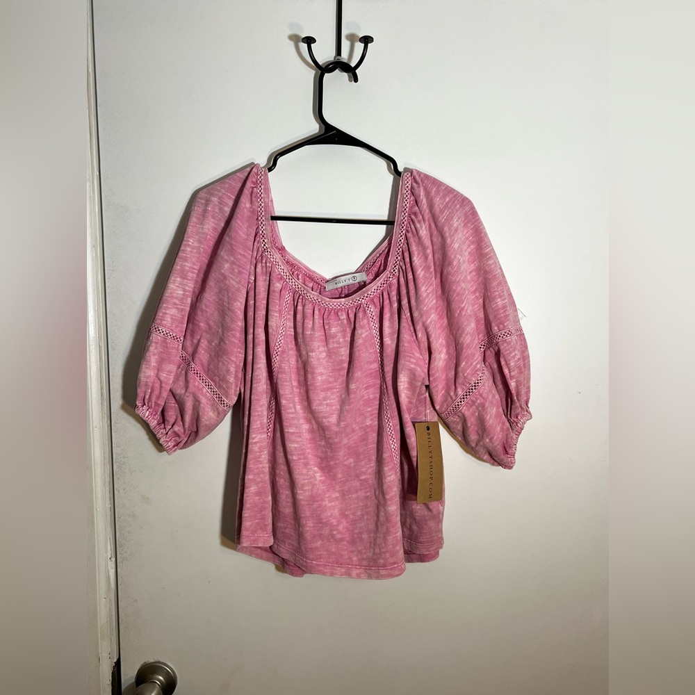(( Brand-New With Tags. )) ▪️Billy T. Pretty Square Neck Top.